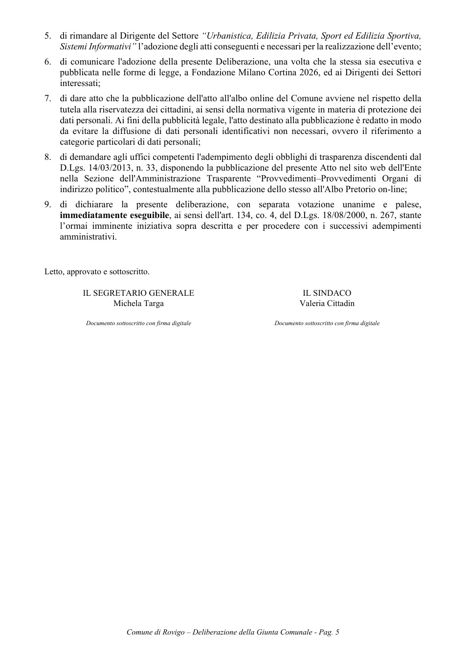 Pagina 5 del documento