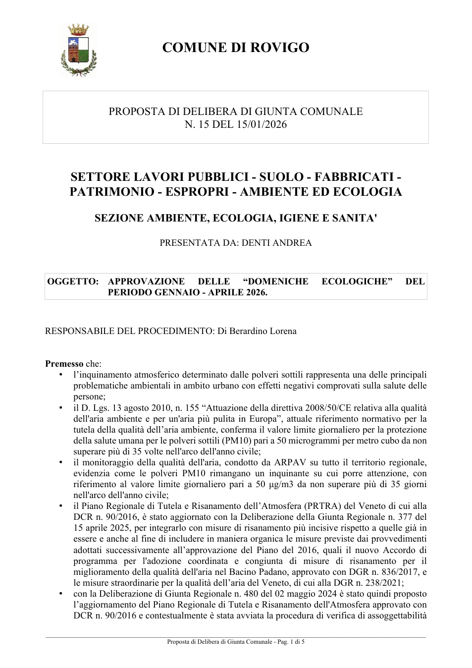 Pagina 1 del documento