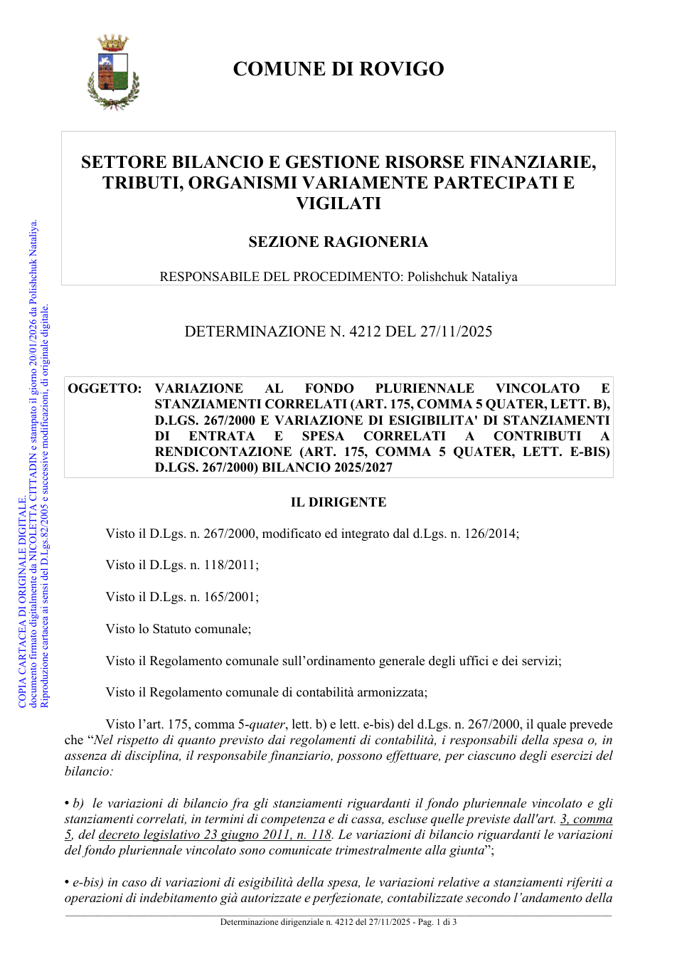 Pagina 1 del documento