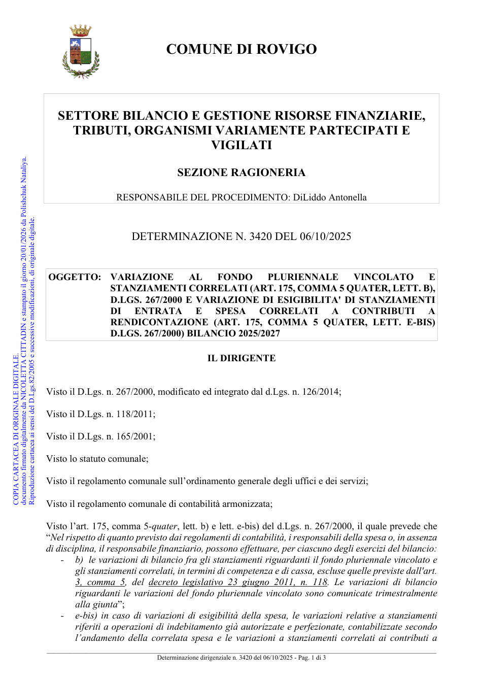 Pagina 1 del documento