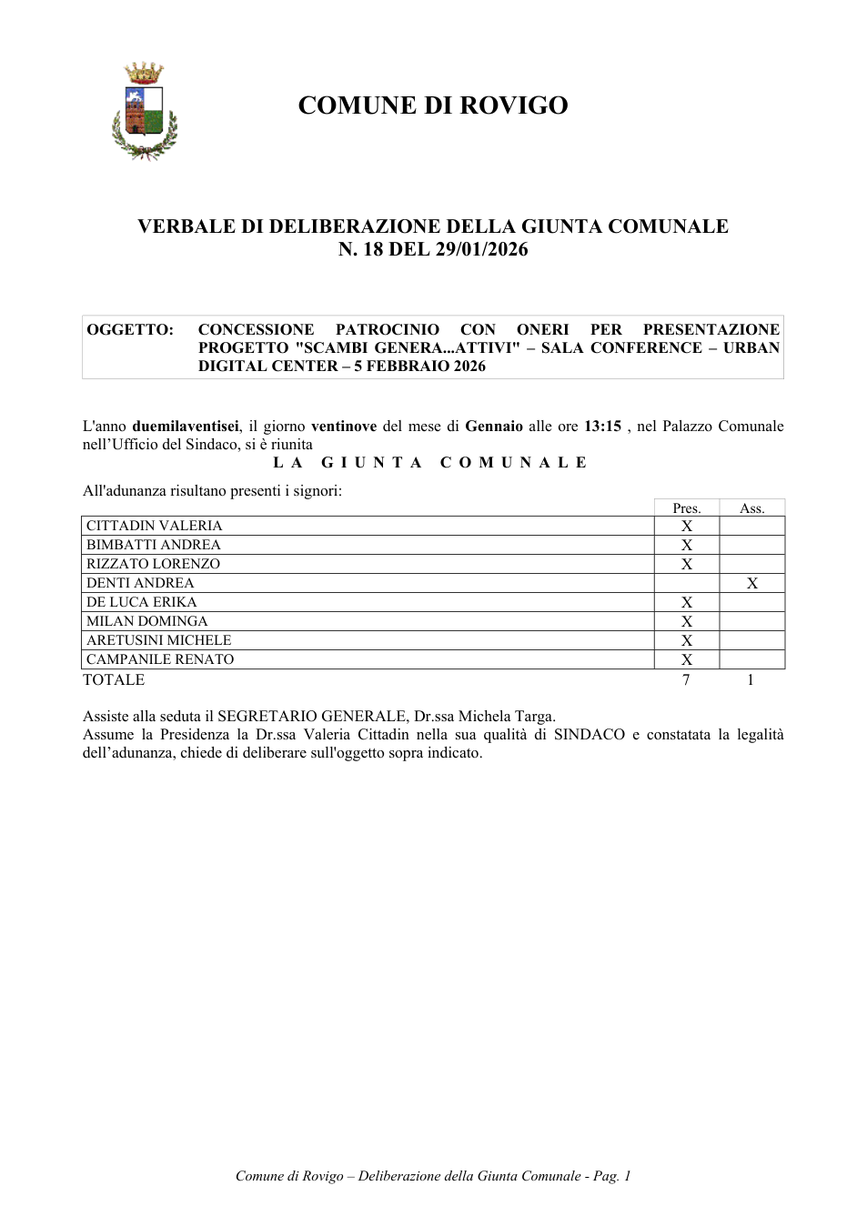 Pagina 1 del documento