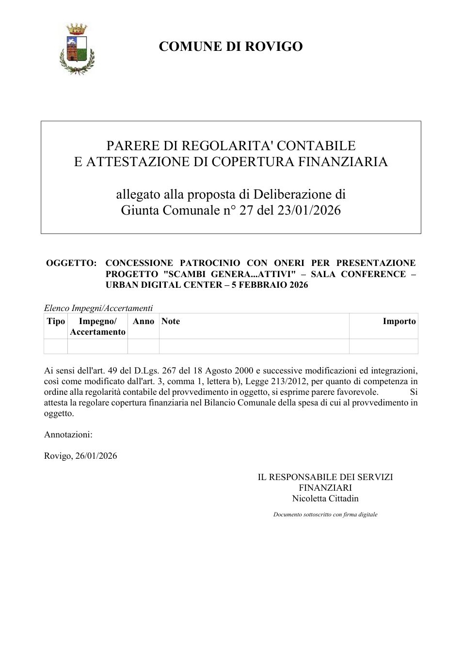 Pagina 1 del documento