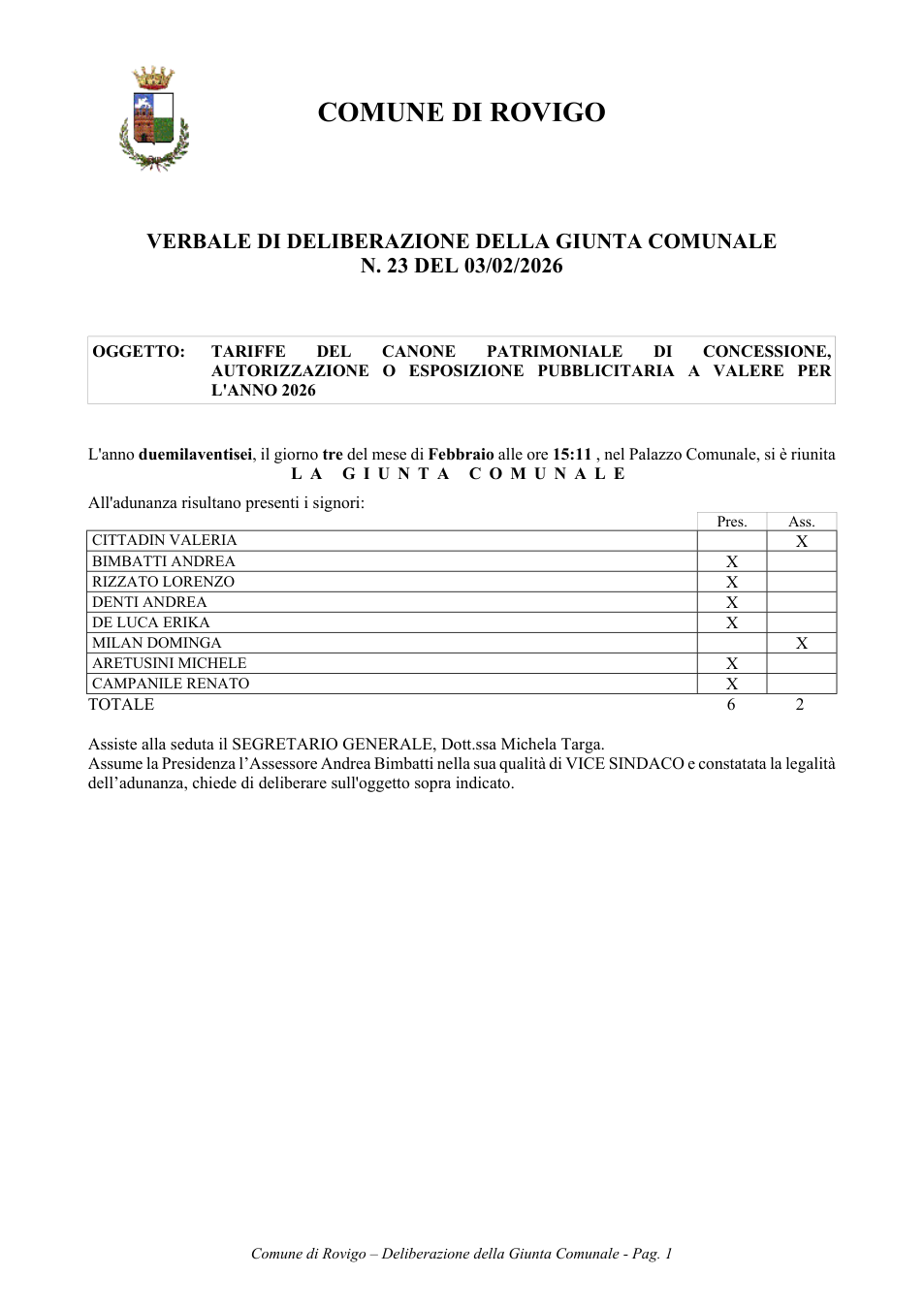 Pagina 1 del documento