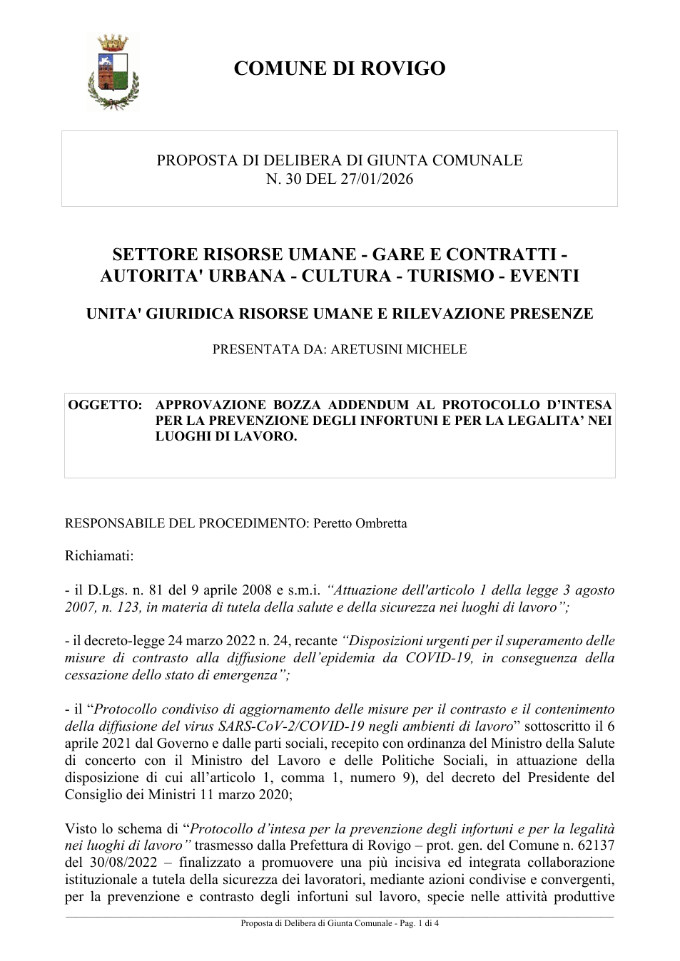 Pagina 1 del documento