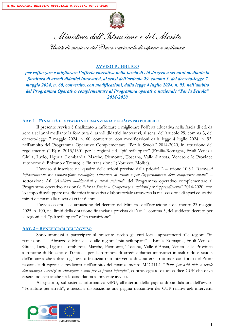 Pagina 1 del documento