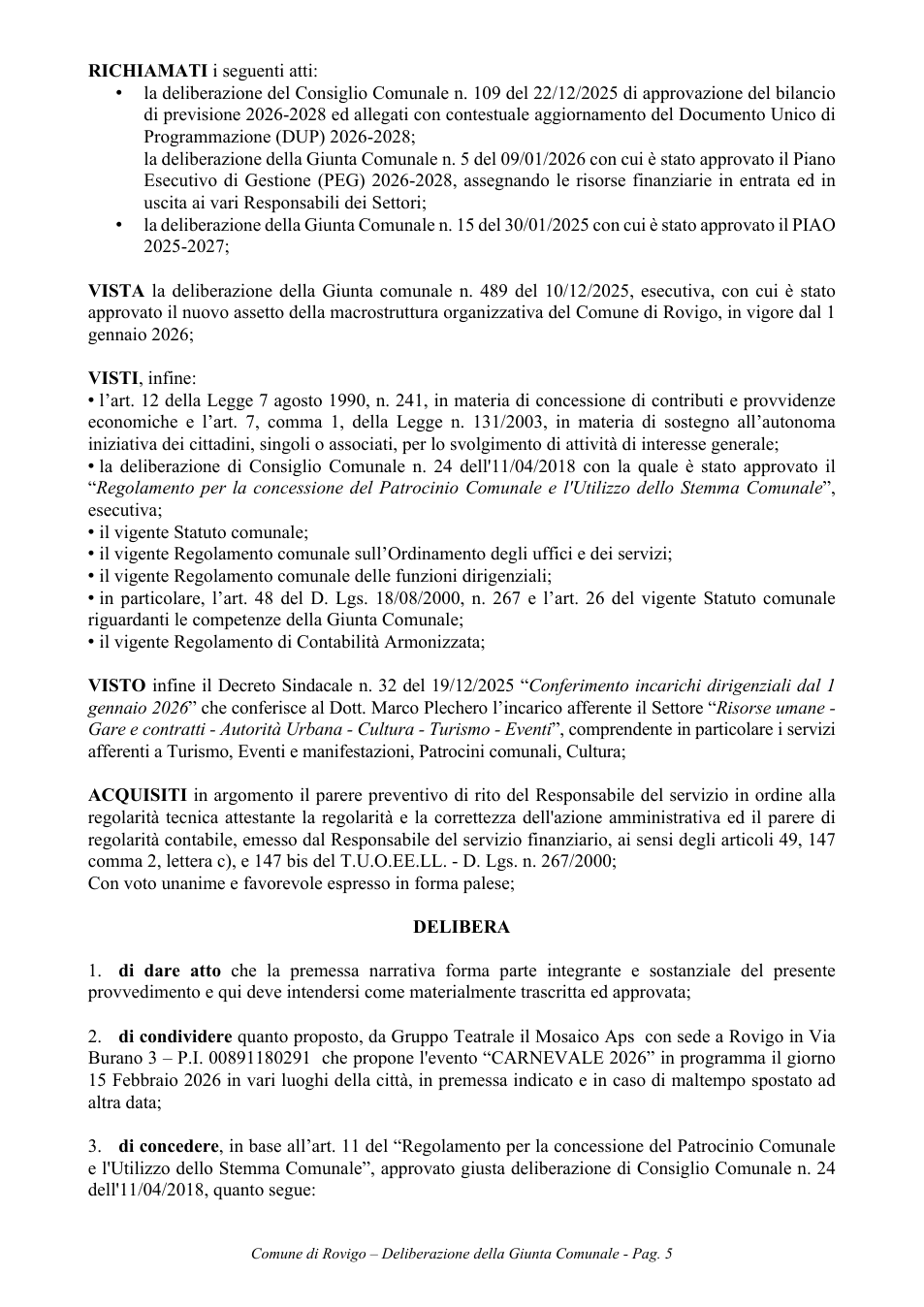 Pagina 5 del documento