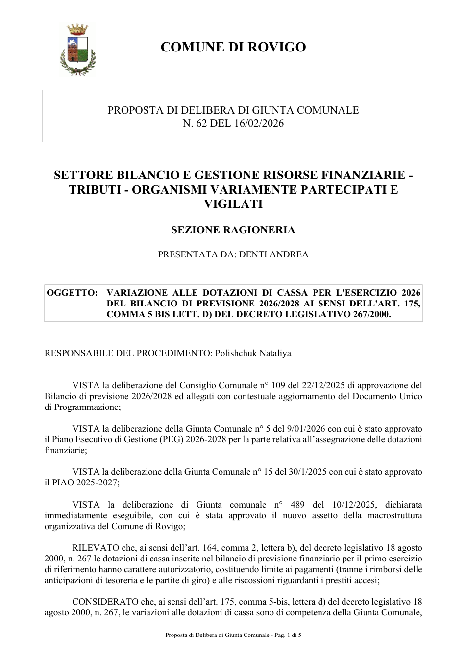 Pagina 1 del documento