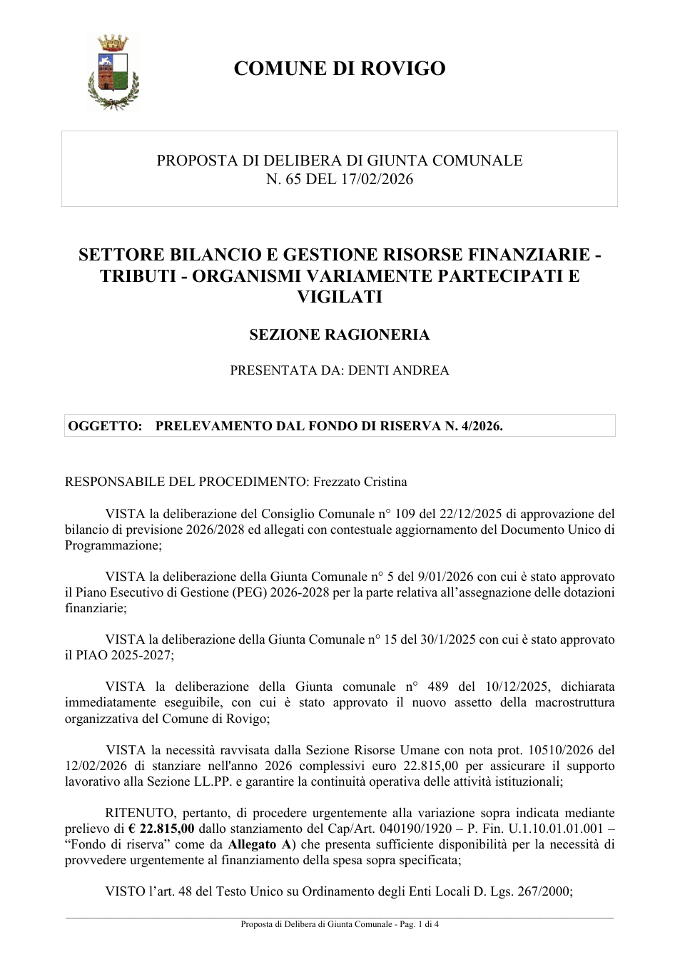 Pagina 1 del documento