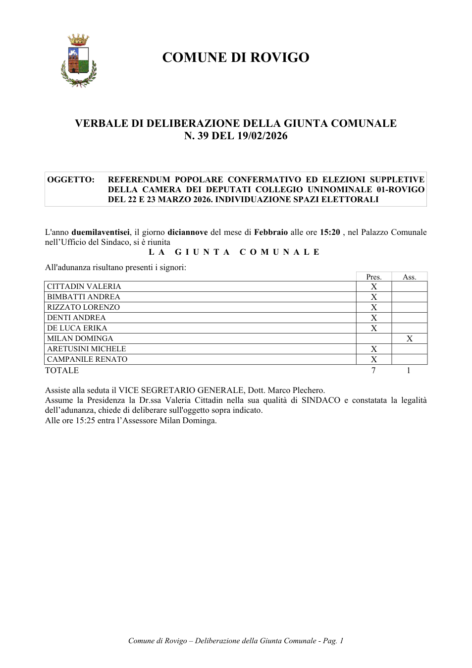Pagina 1 del documento