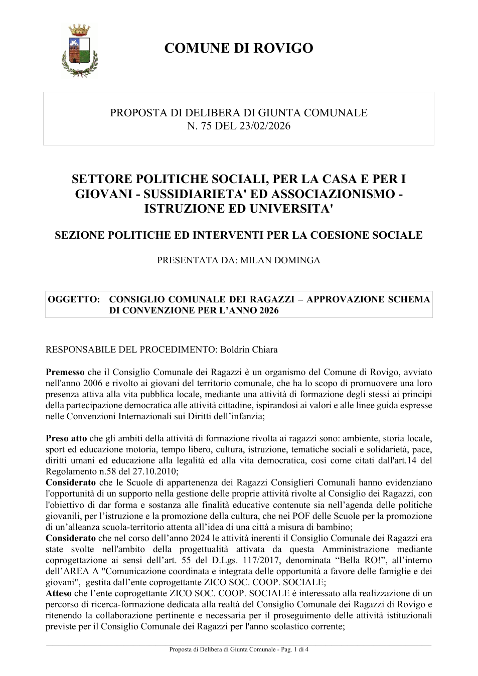 Pagina 1 del documento