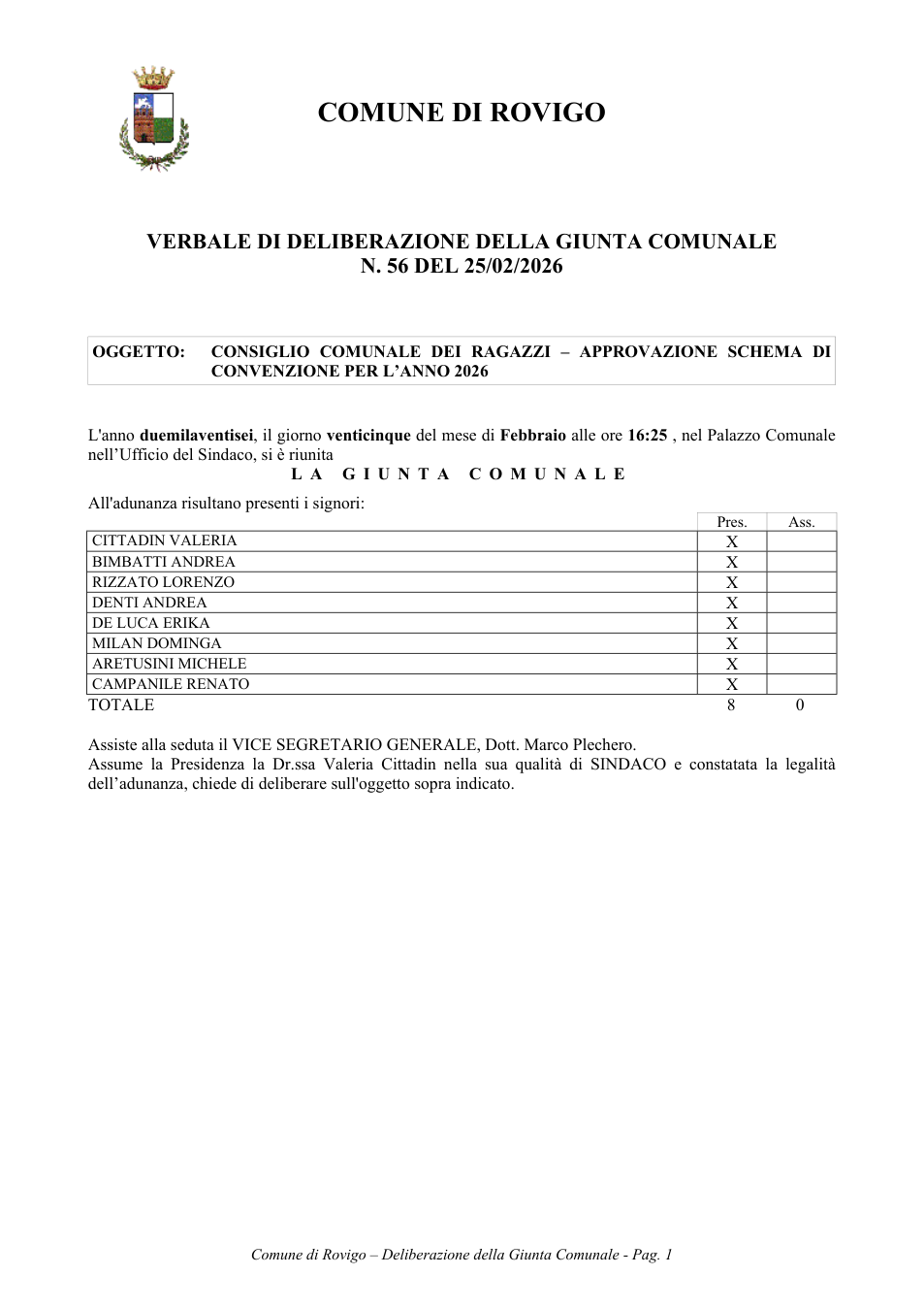 Pagina 1 del documento