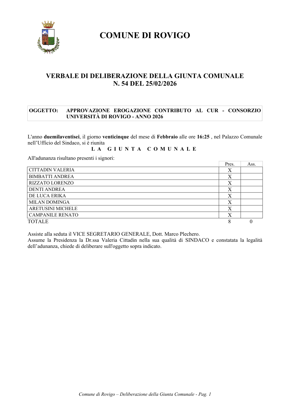 Pagina 1 del documento
