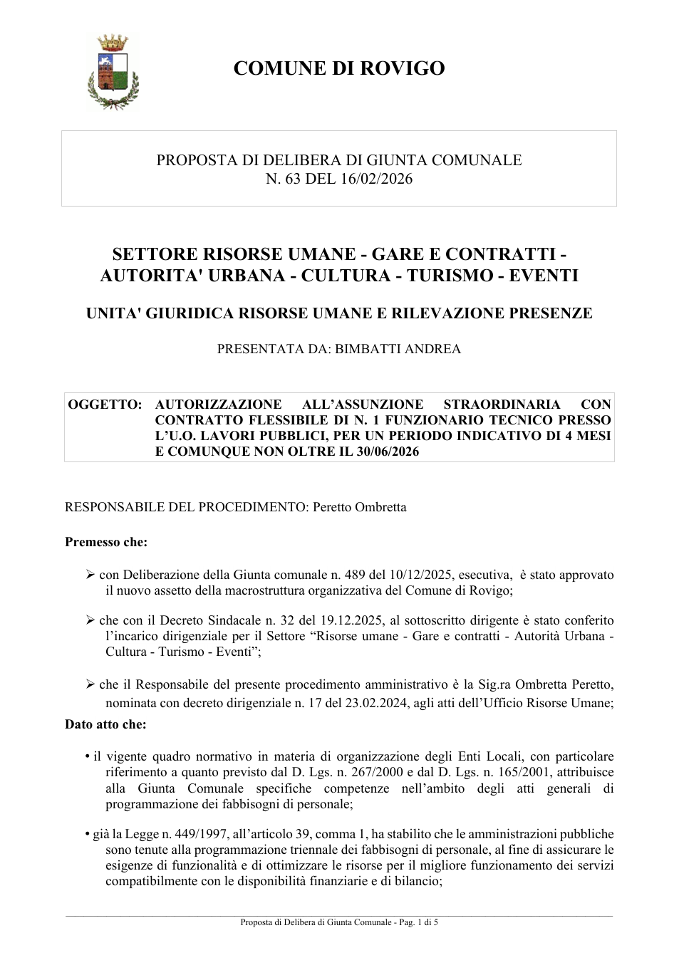 Pagina 1 del documento