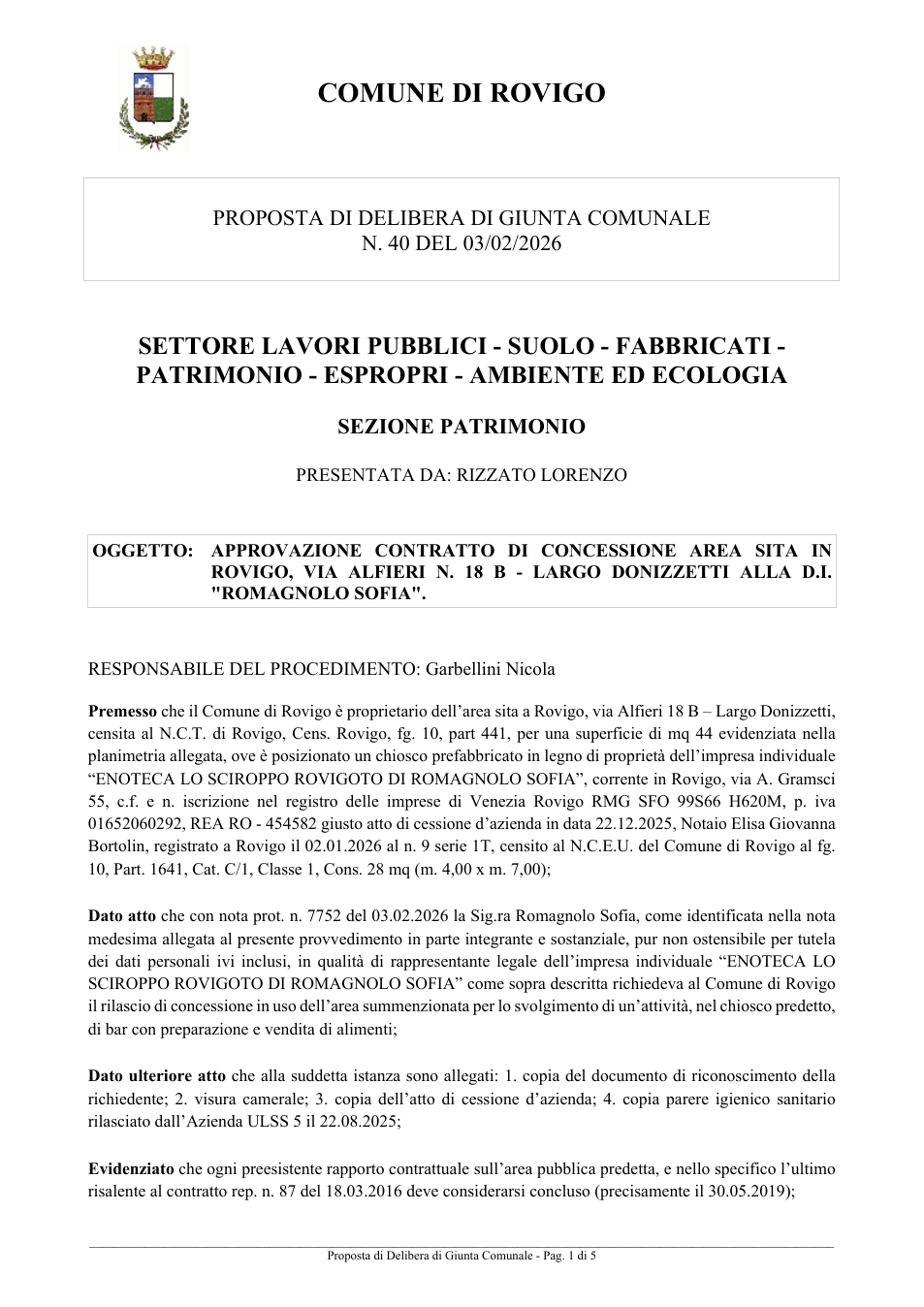 Pagina 1 del documento