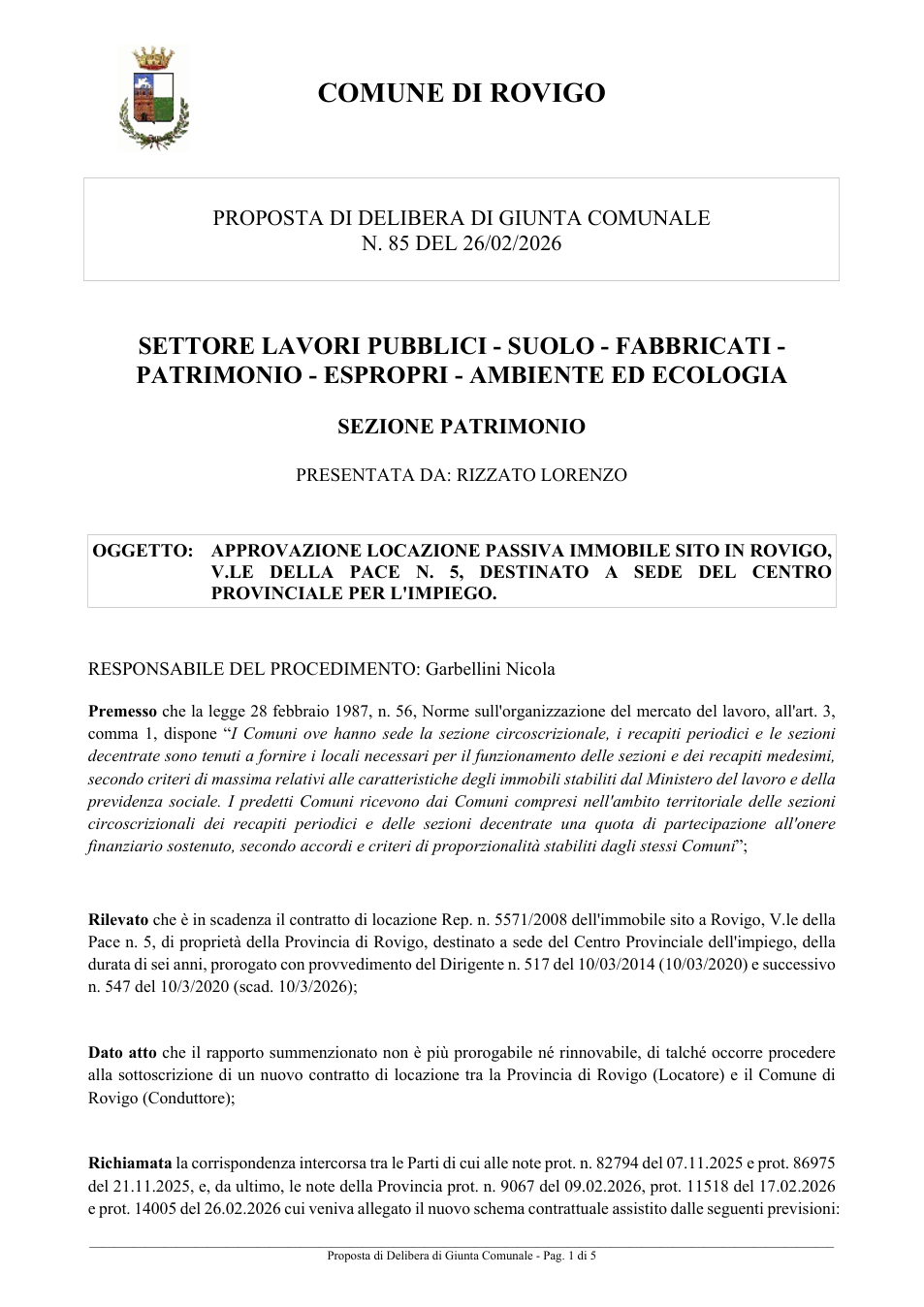 Pagina 1 del documento