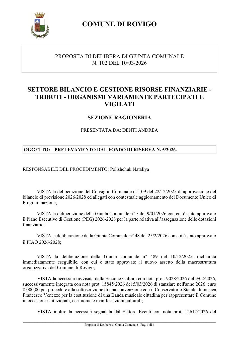 Pagina 1 del documento
