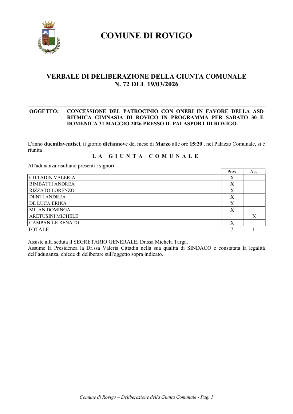 Pagina 1 del documento