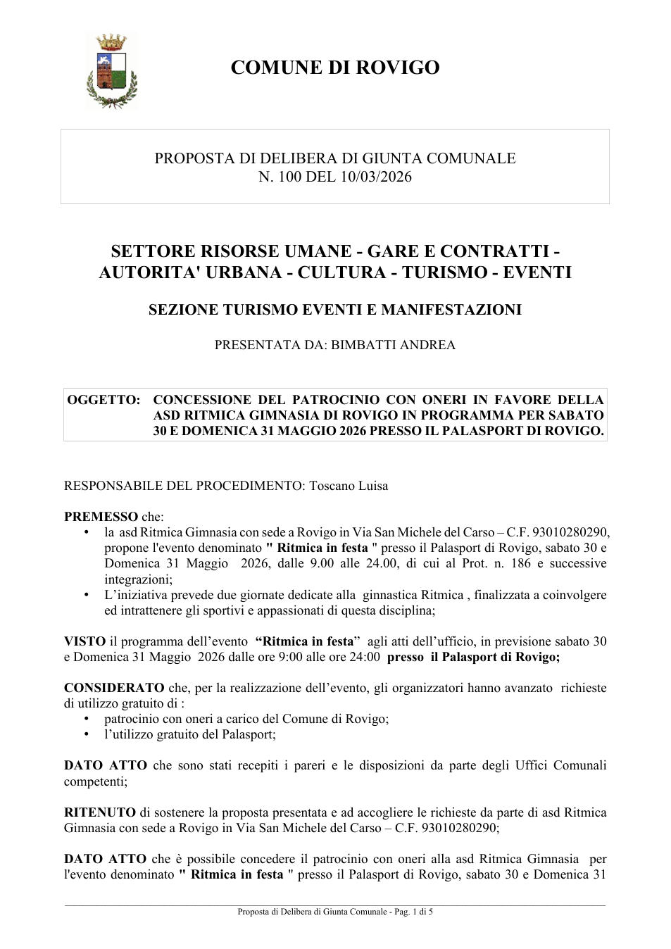 Pagina 1 del documento