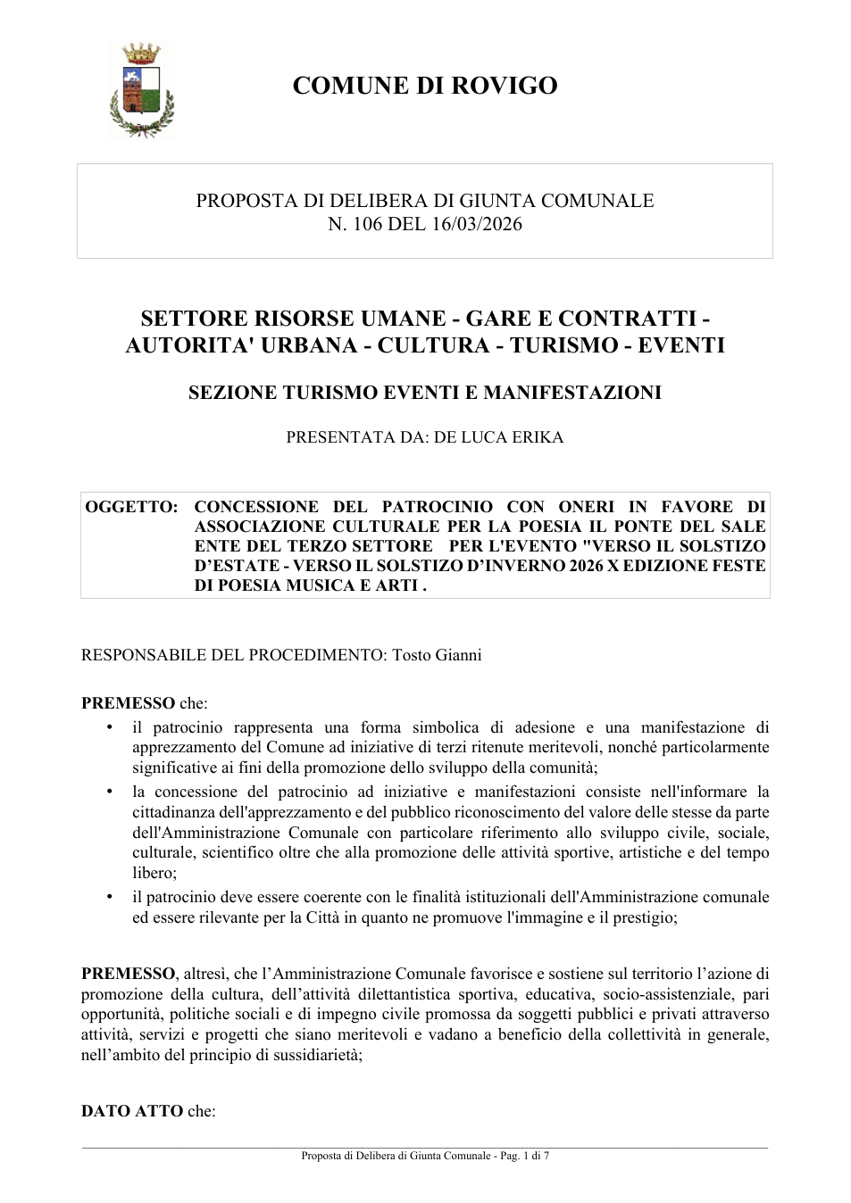 Pagina 1 del documento