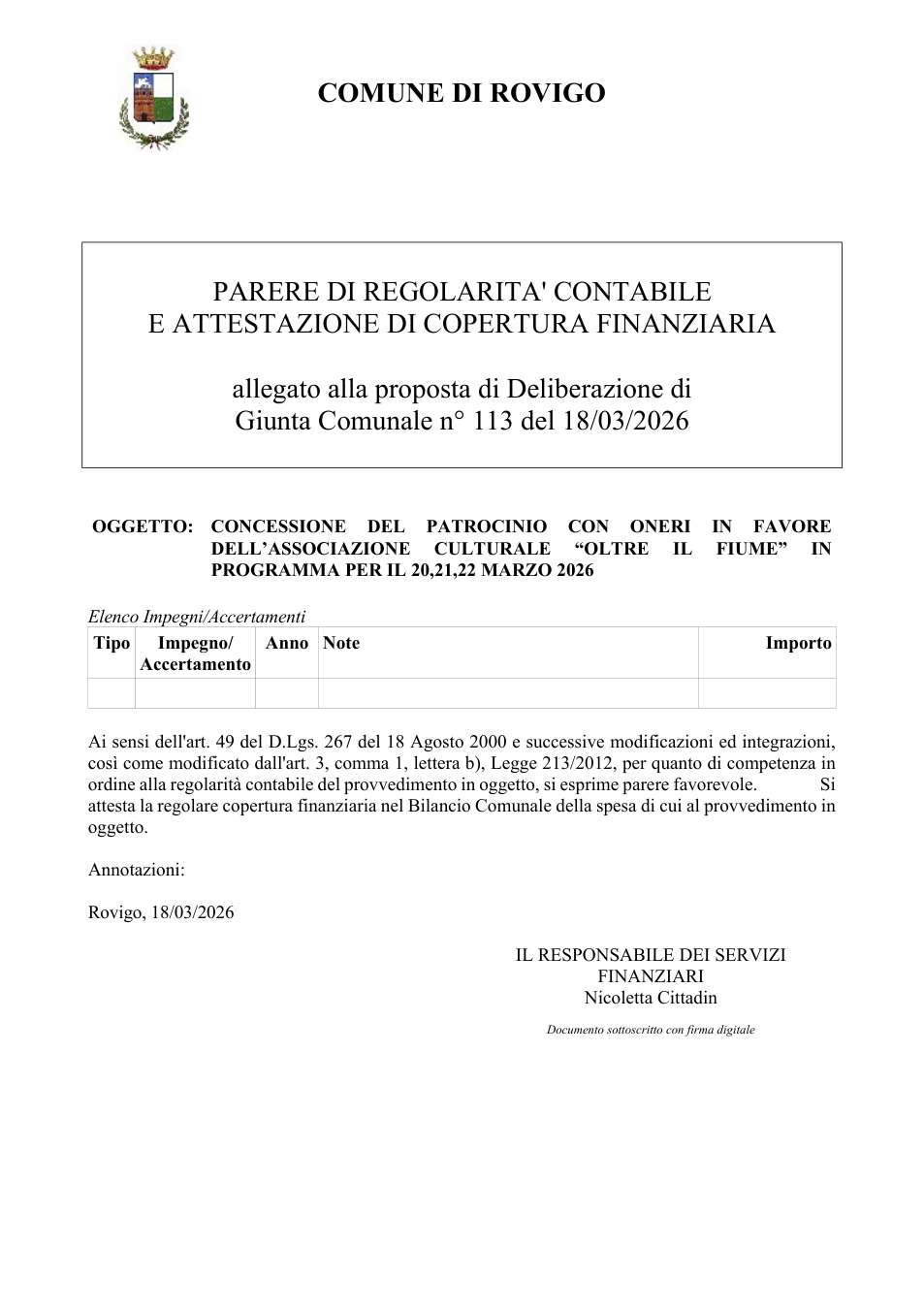 Pagina 1 del documento