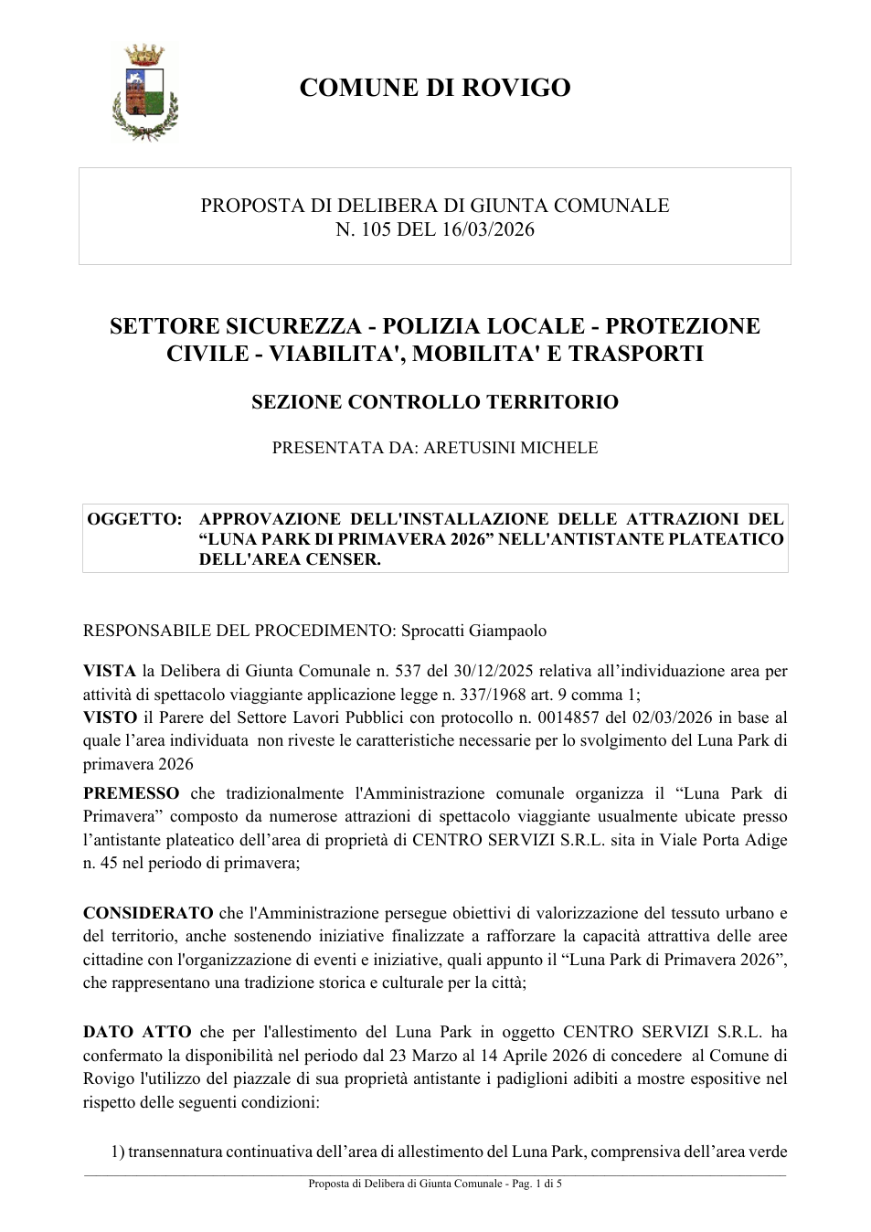 Pagina 1 del documento