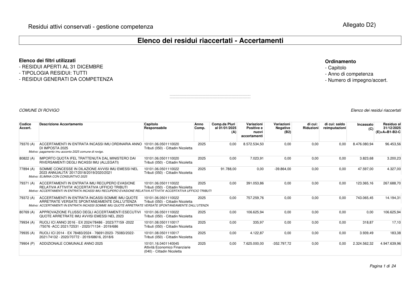 Pagina 1 del documento