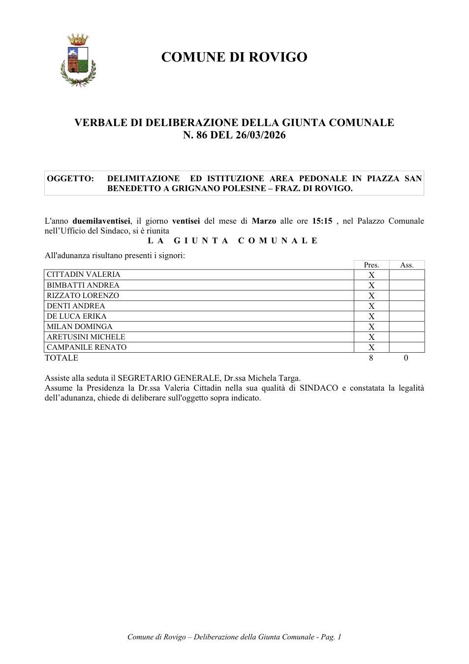 Pagina 1 del documento