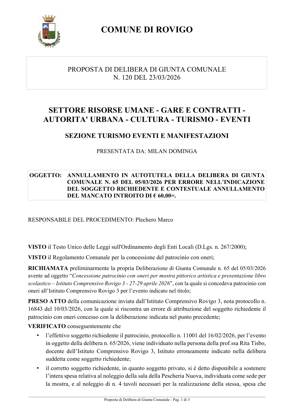 Pagina 1 del documento