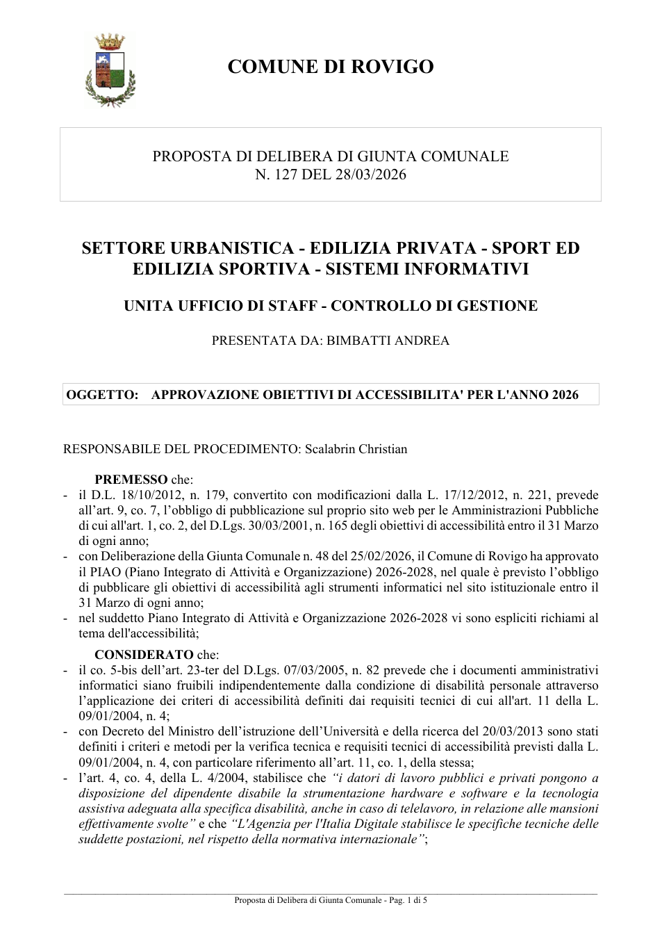 Pagina 1 del documento