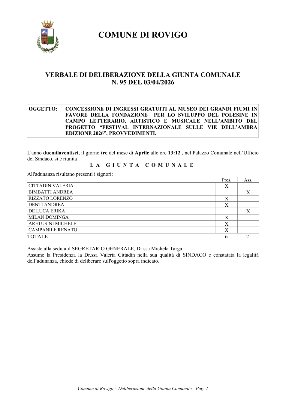 Pagina 1 del documento