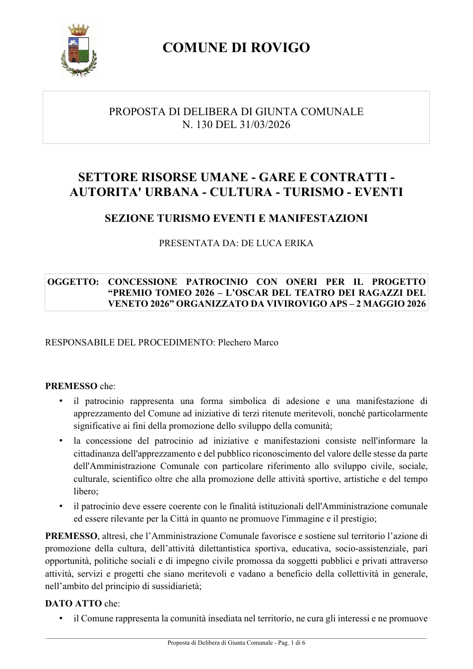 Pagina 1 del documento