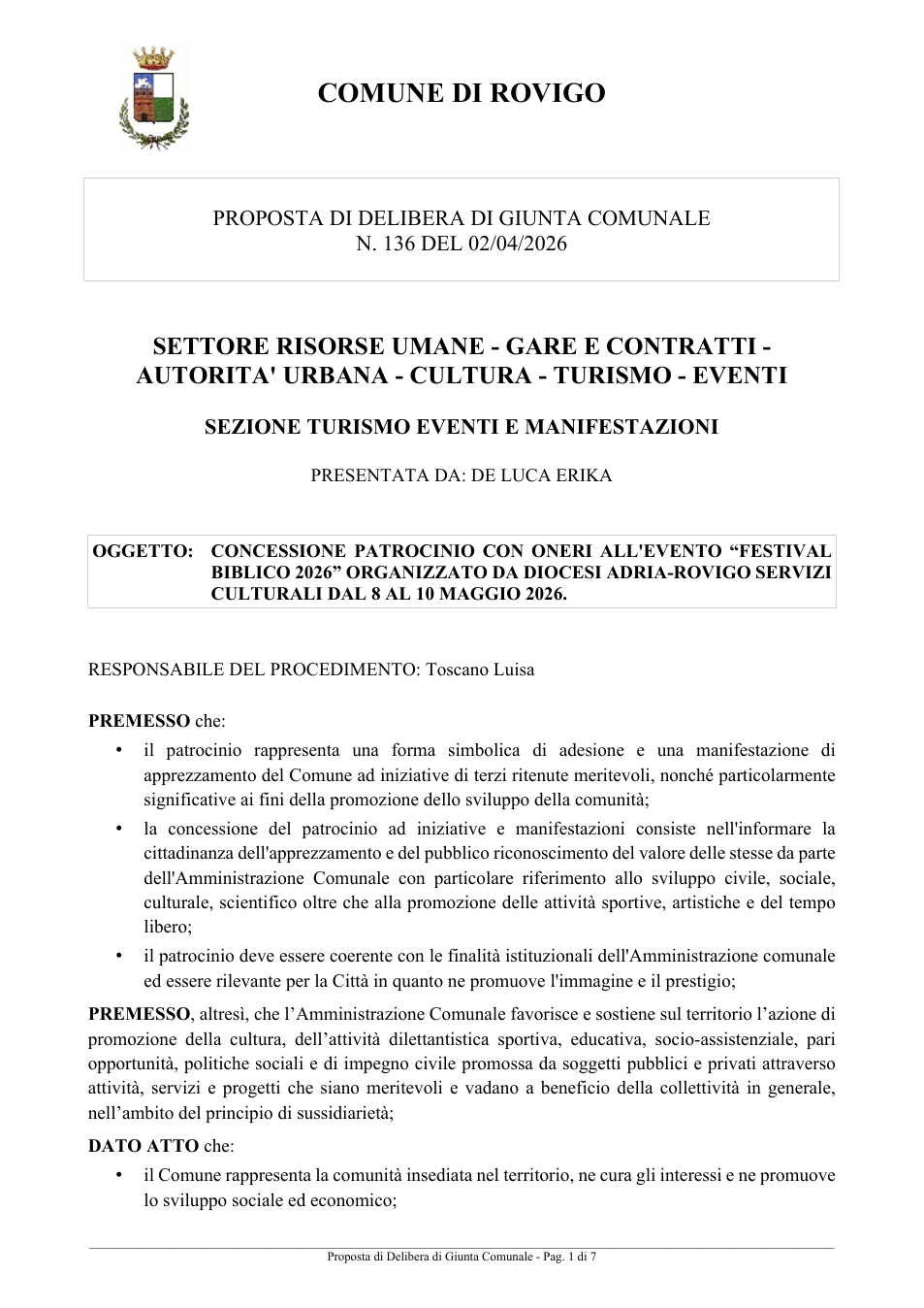 Pagina 1 del documento