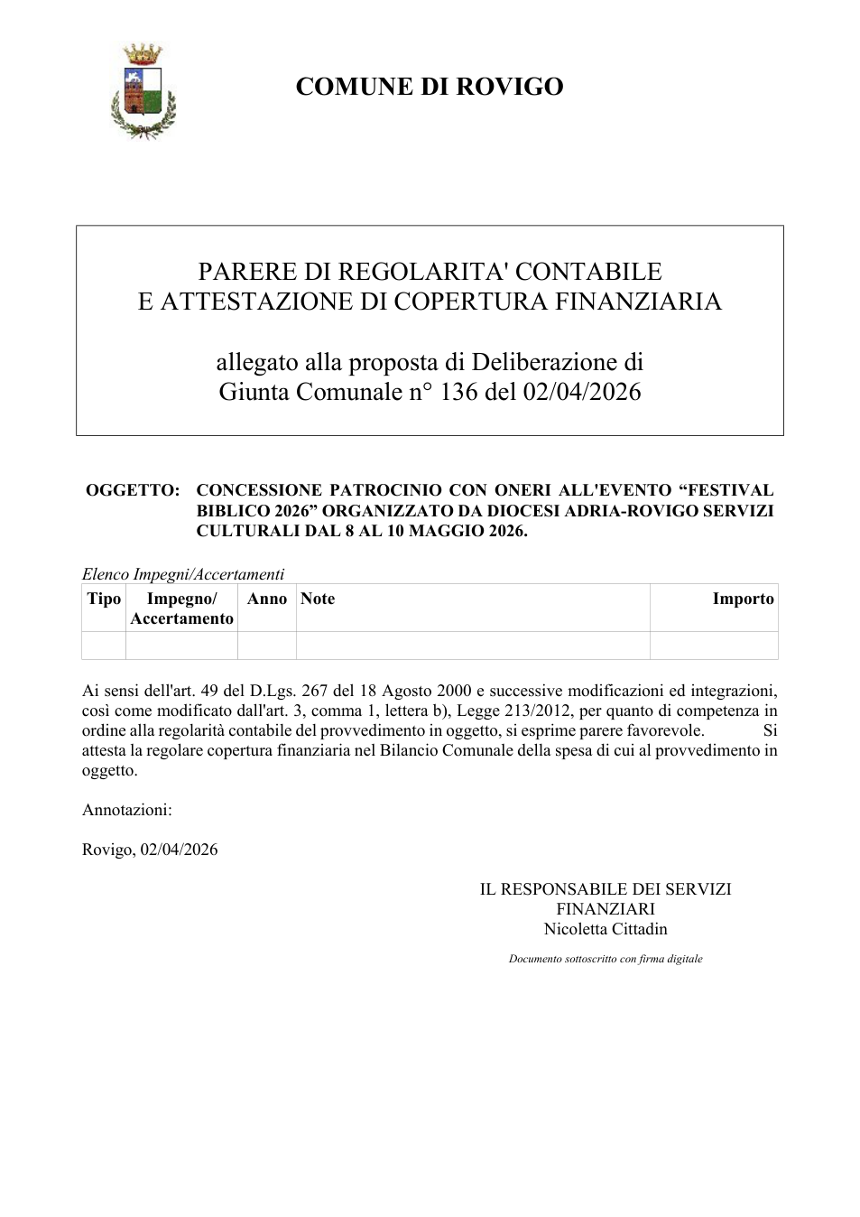 Pagina 1 del documento
