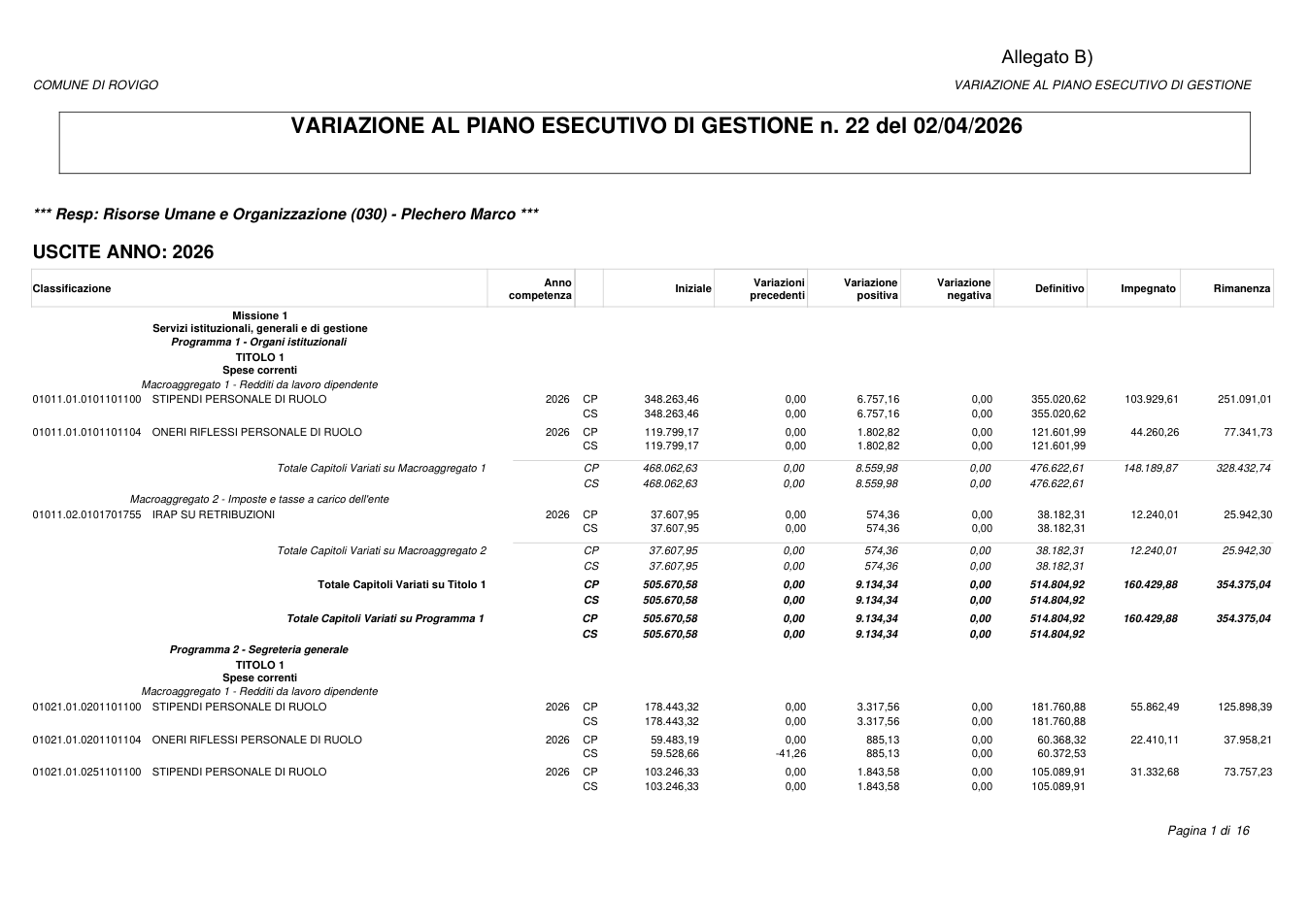 Pagina 1 del documento