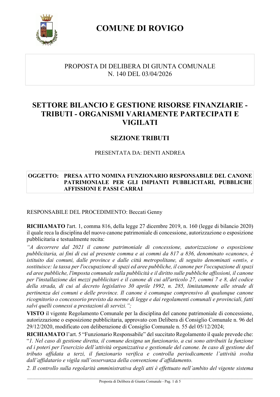 Pagina 1 del documento