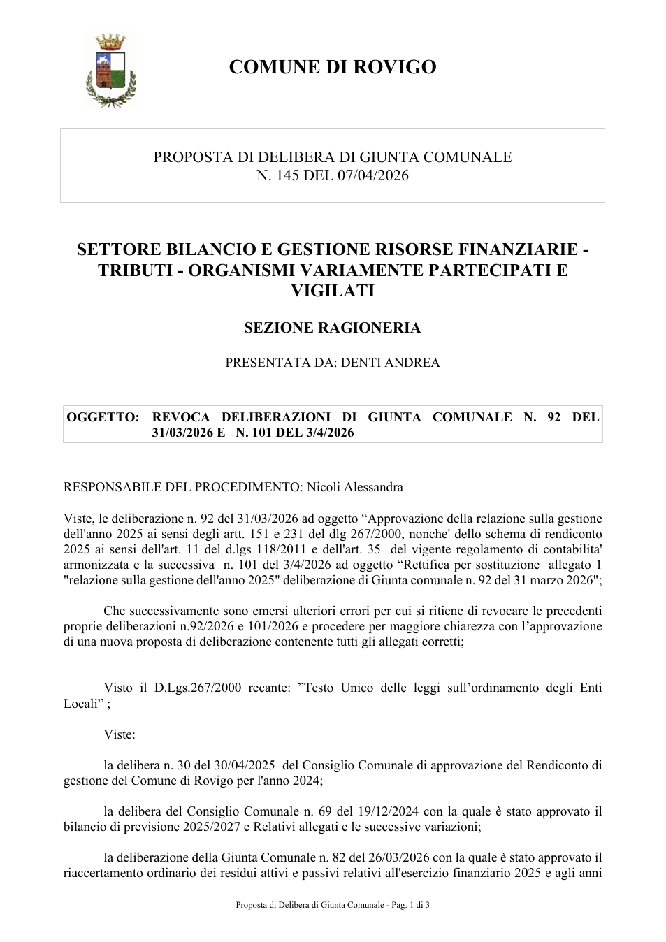 Pagina 1 del documento