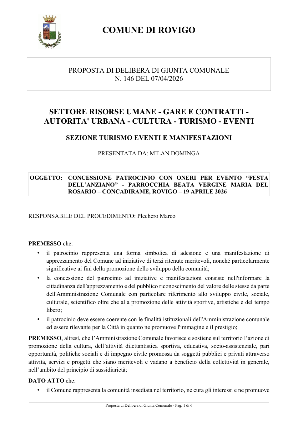 Pagina 1 del documento