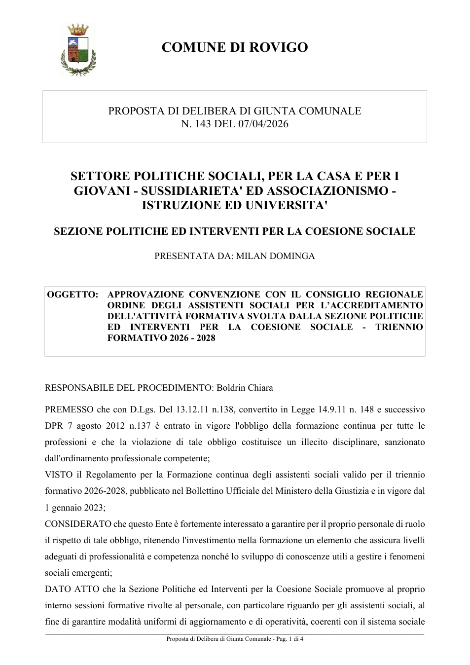 Pagina 1 del documento