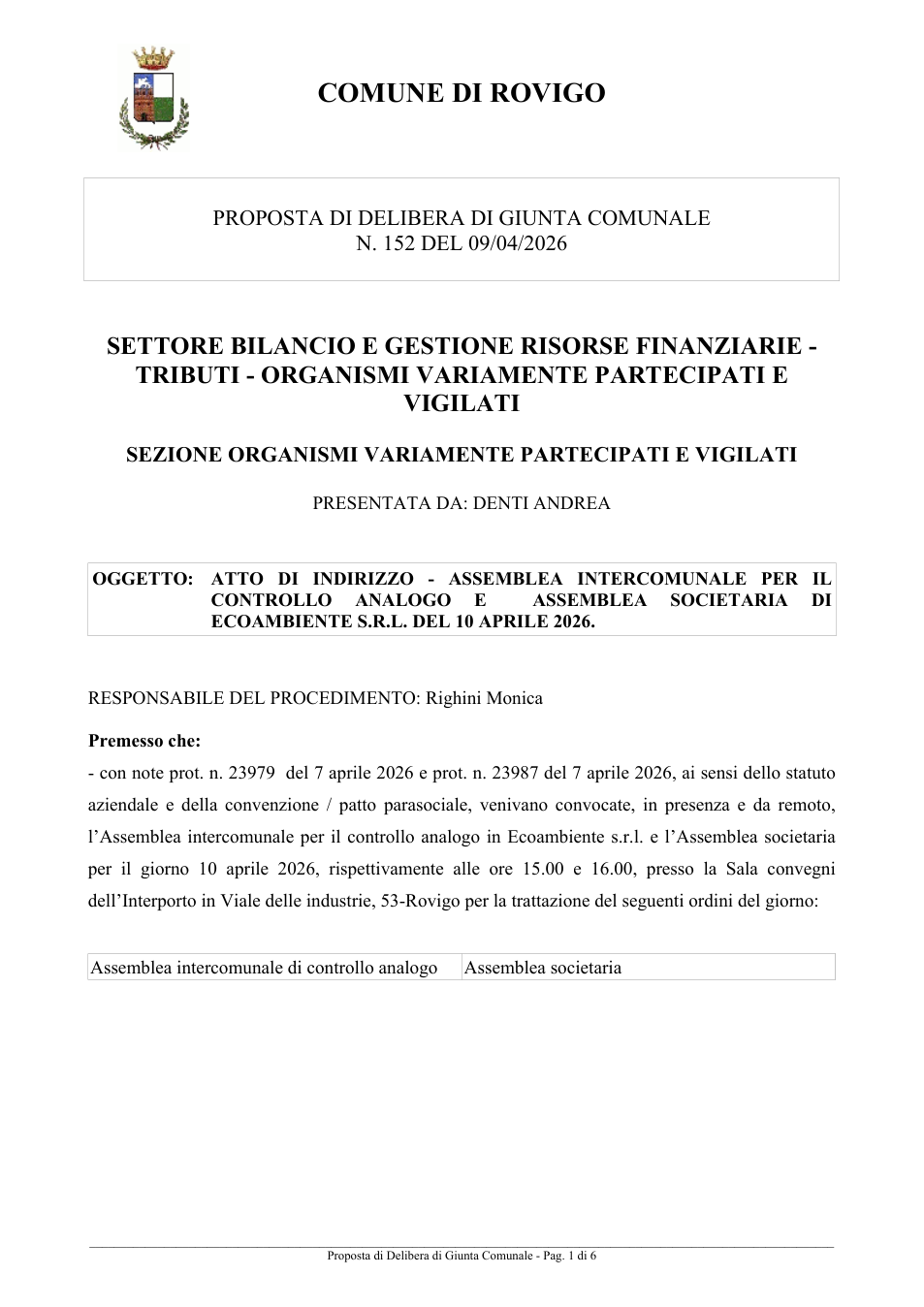 Pagina 1 del documento