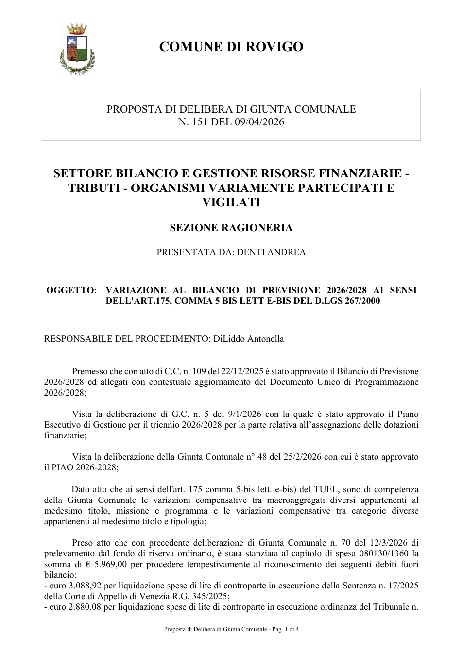 Pagina 1 del documento