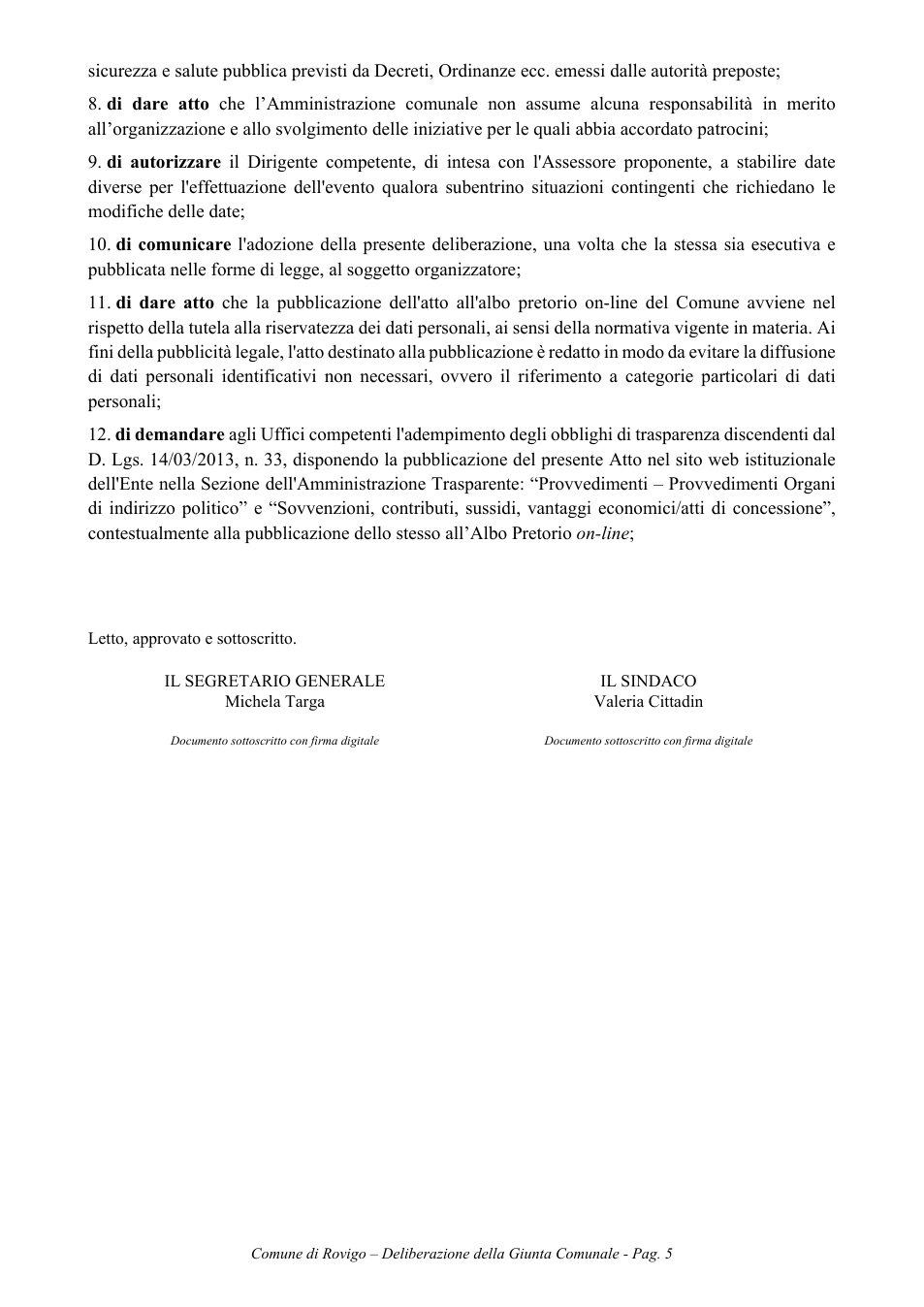 Pagina 5 del documento