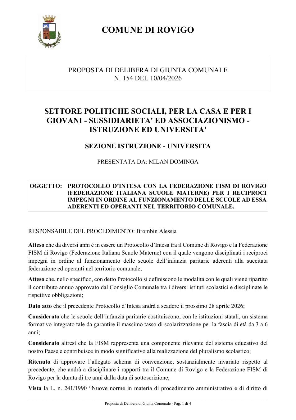 Pagina 1 del documento