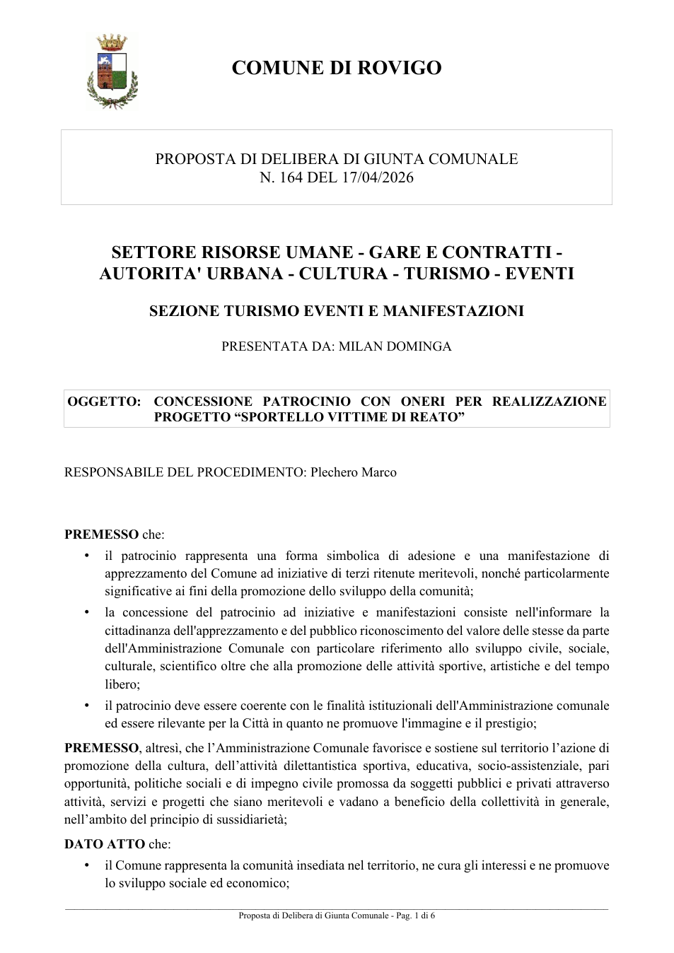 Pagina 1 del documento