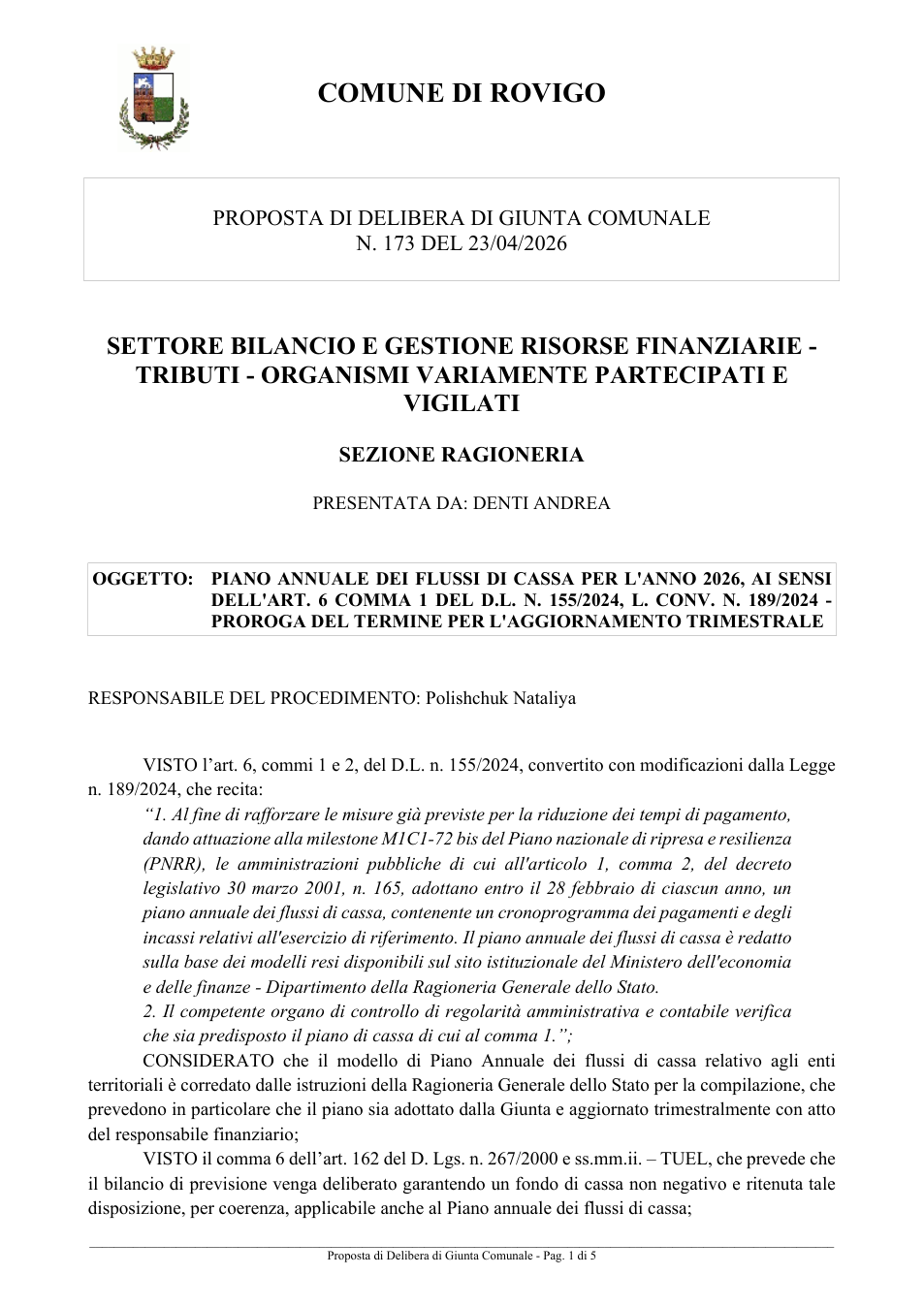 Pagina 1 del documento