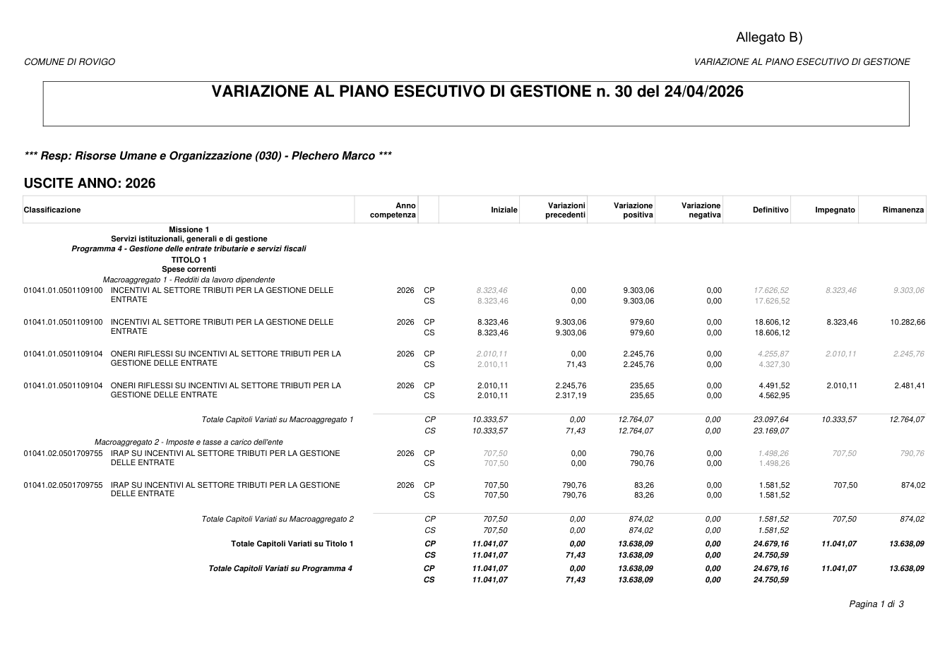 Pagina 1 del documento