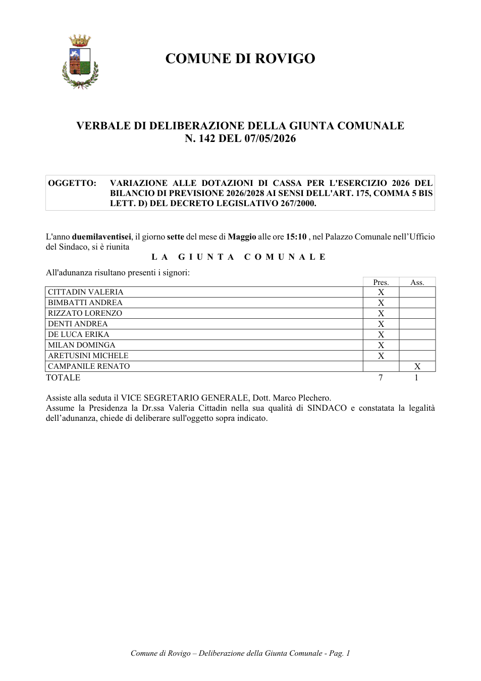Pagina 1 del documento