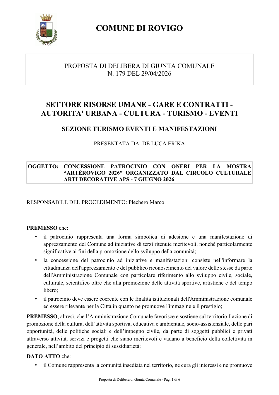 Pagina 1 del documento