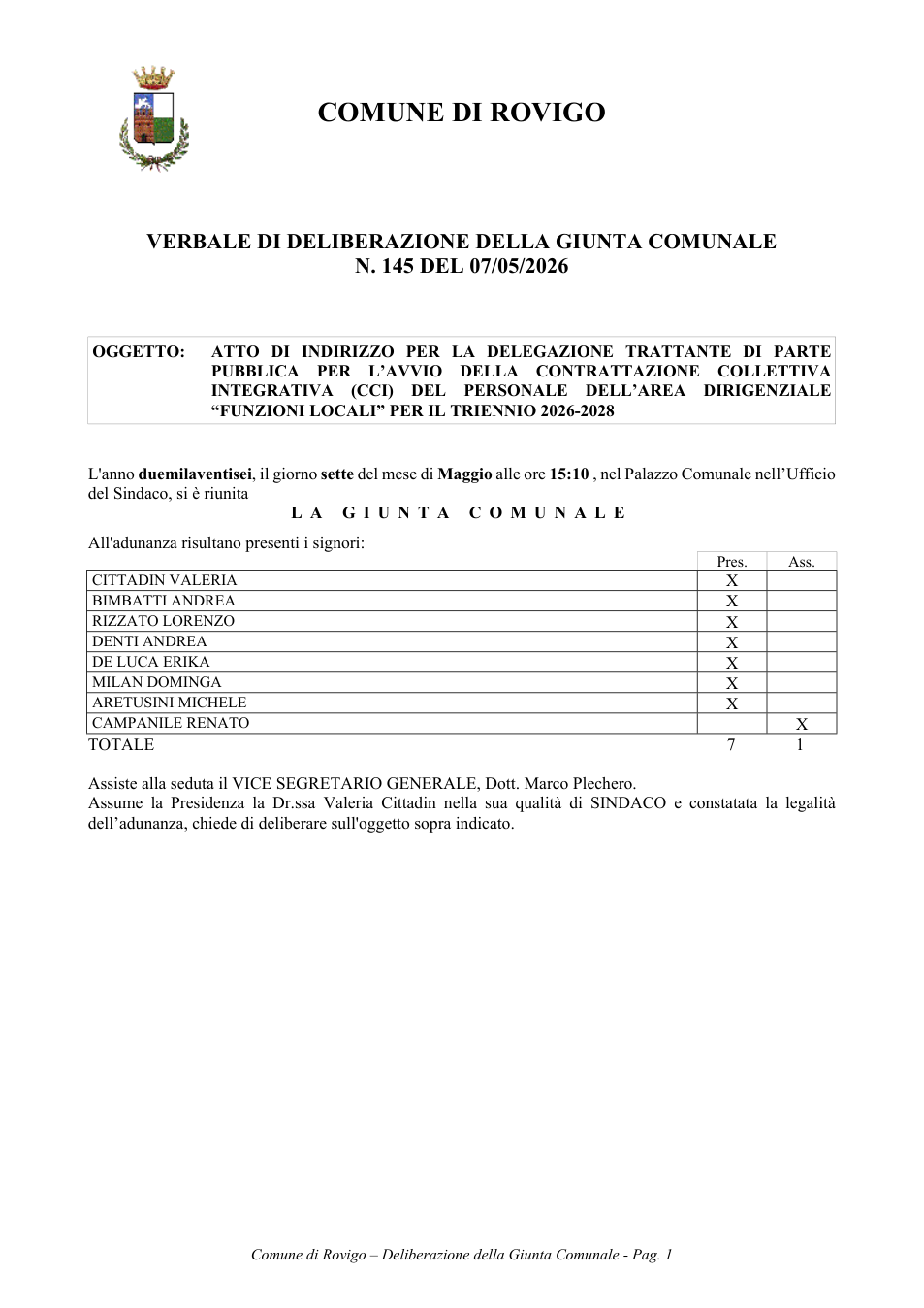 Pagina 1 del documento