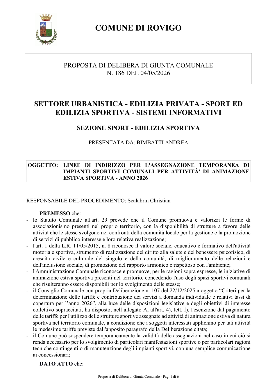 Pagina 1 del documento