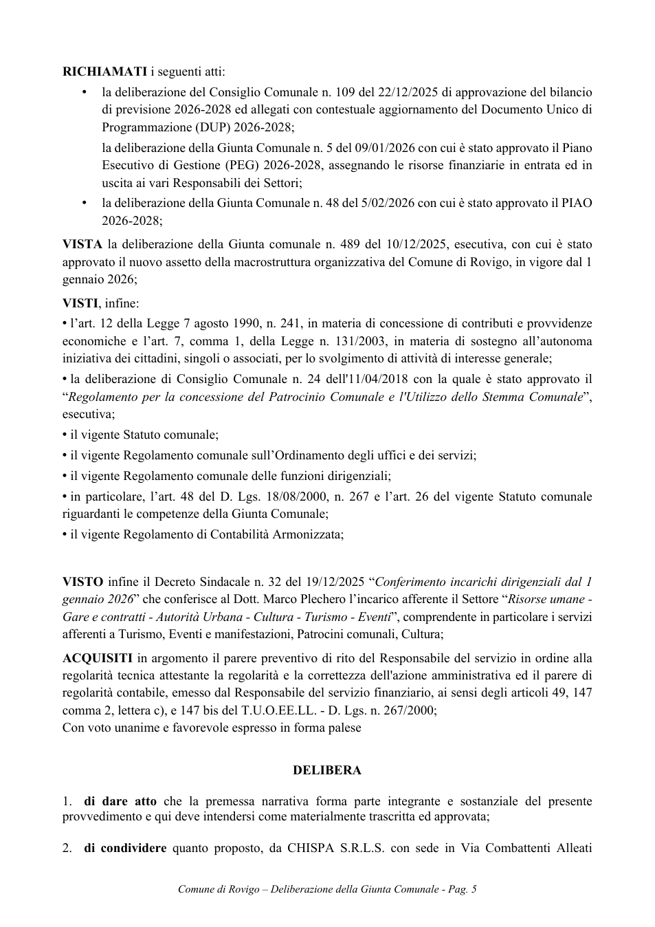 Pagina 5 del documento
